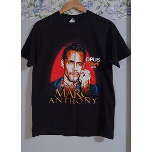 Alstyle Marc Anthony Black Medium 2019 Opus Tour Concert Music Festival T-Shirt